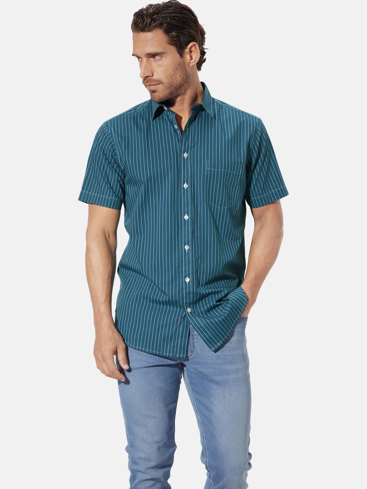 Babista Kurzarmhemd NAPOLEO mit gestreiftem Muster günstig online kaufen