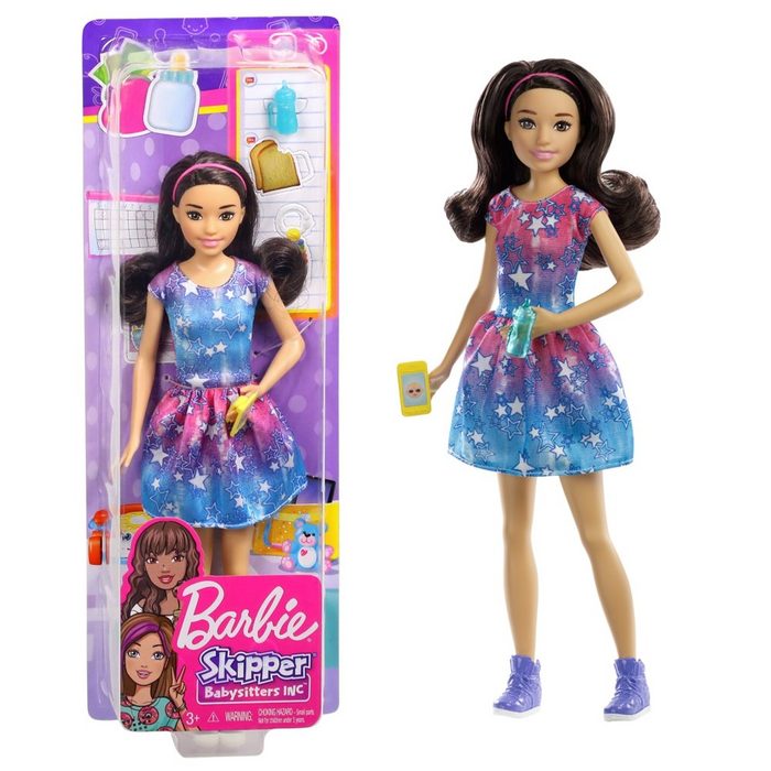 Mattel® Anziehpuppe Skipper's Babysitter Freundin Barbie Mattel FXG93 Puppe & Accessoires