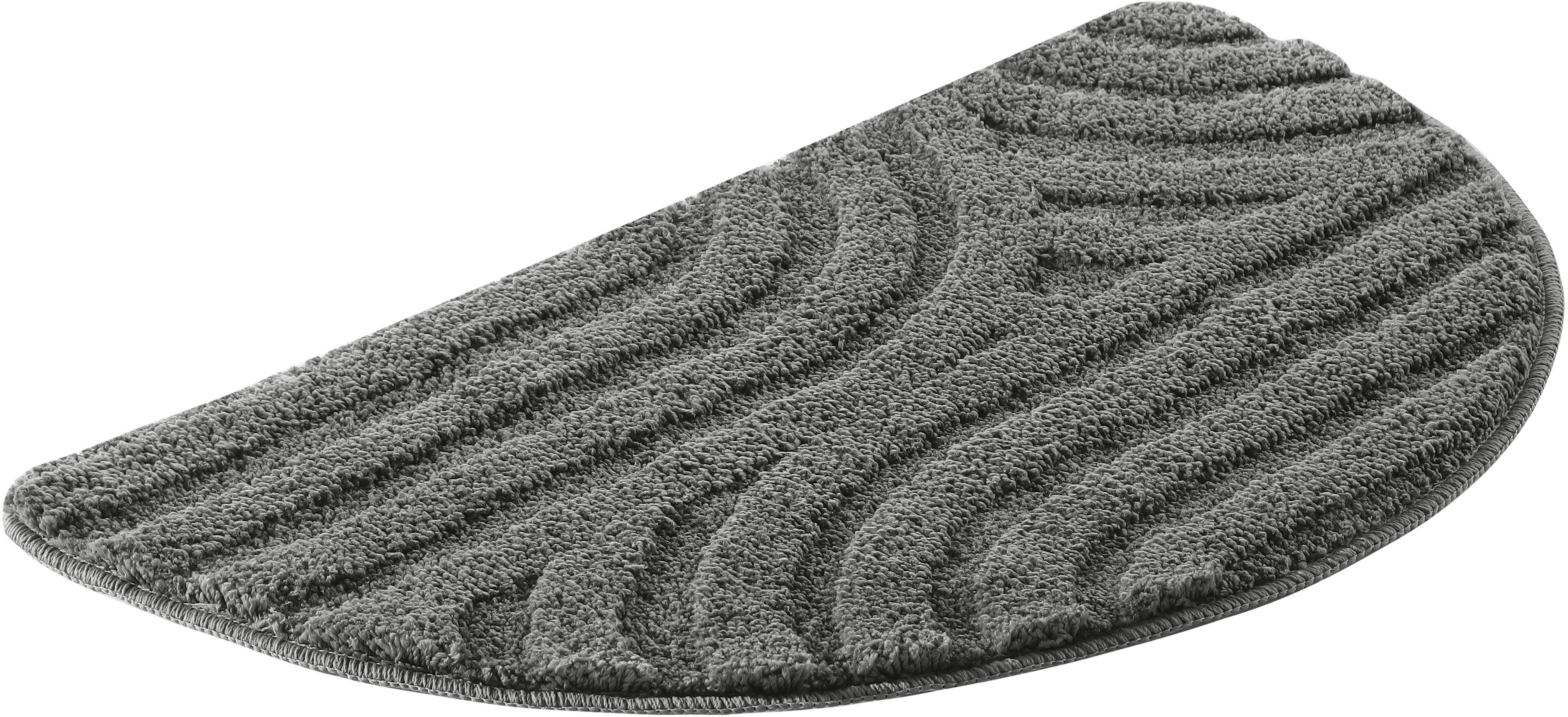 my home Badematte Sanremo Scandi, Badvorleger, Badezimmer Teppich, Duschvor günstig online kaufen