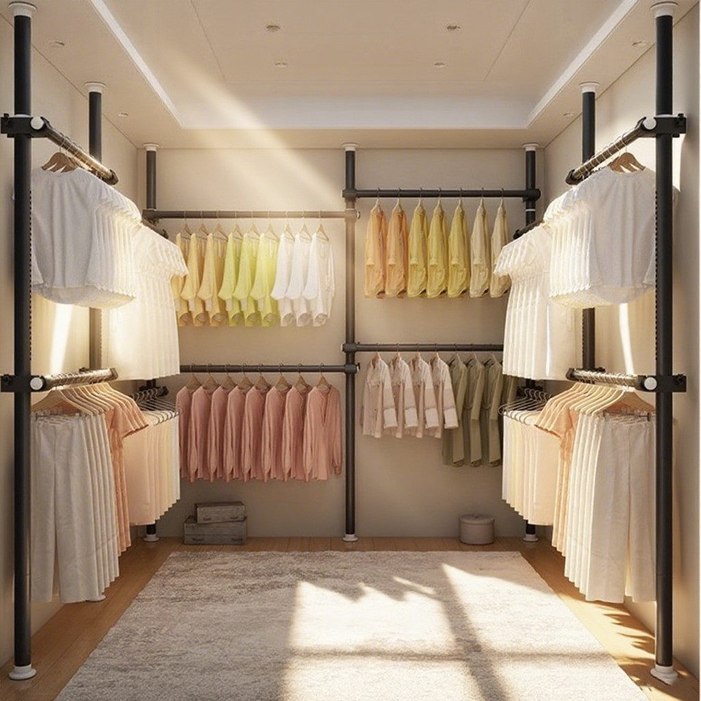 Vellora Kleiderbügel Kleiderständer, teleskopierbarer Kleiderstab, (1-tlg), günstig online kaufen