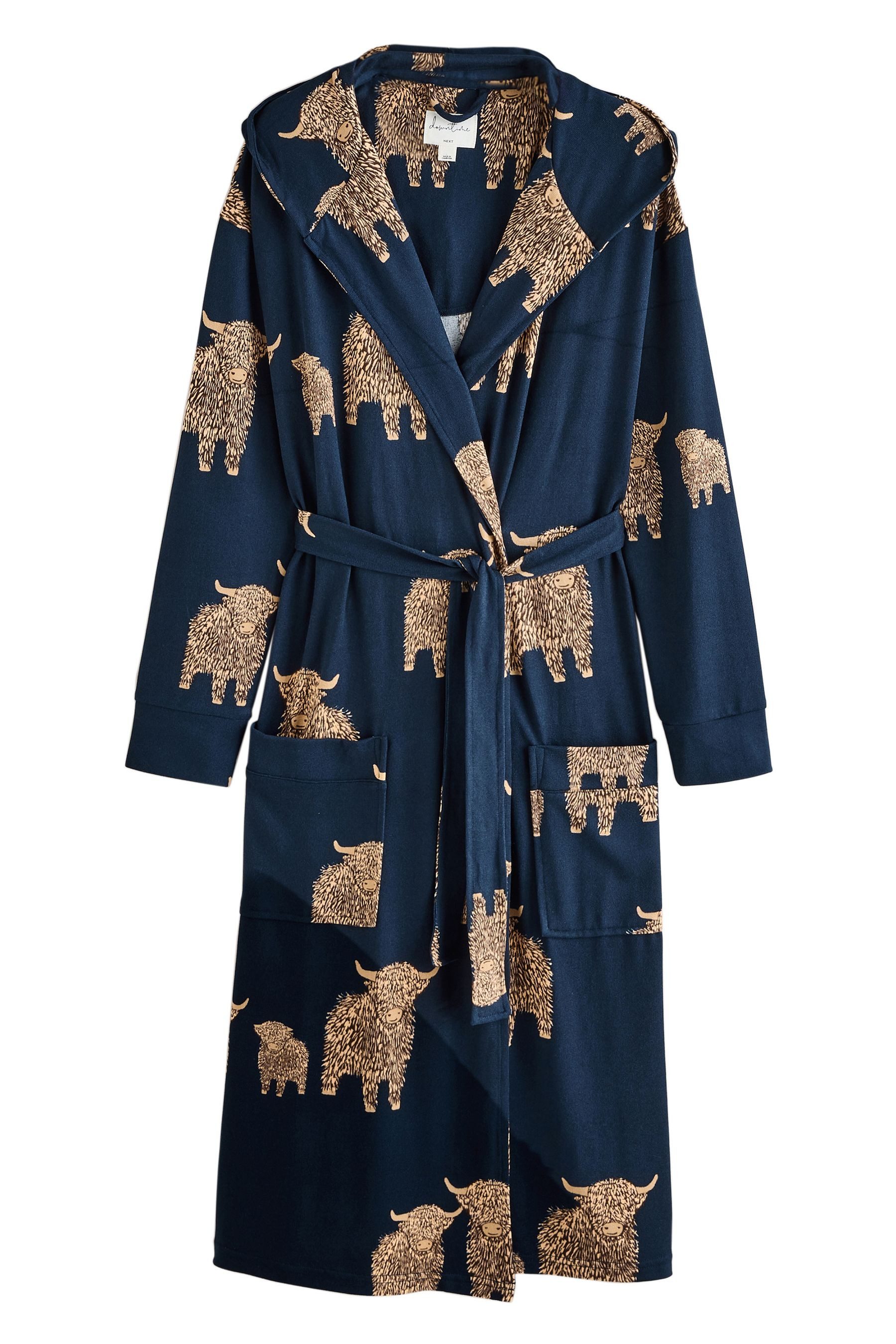 Next Damenbademantel Gemütlicher, leichter Morgenmantel, Polyester günstig online kaufen