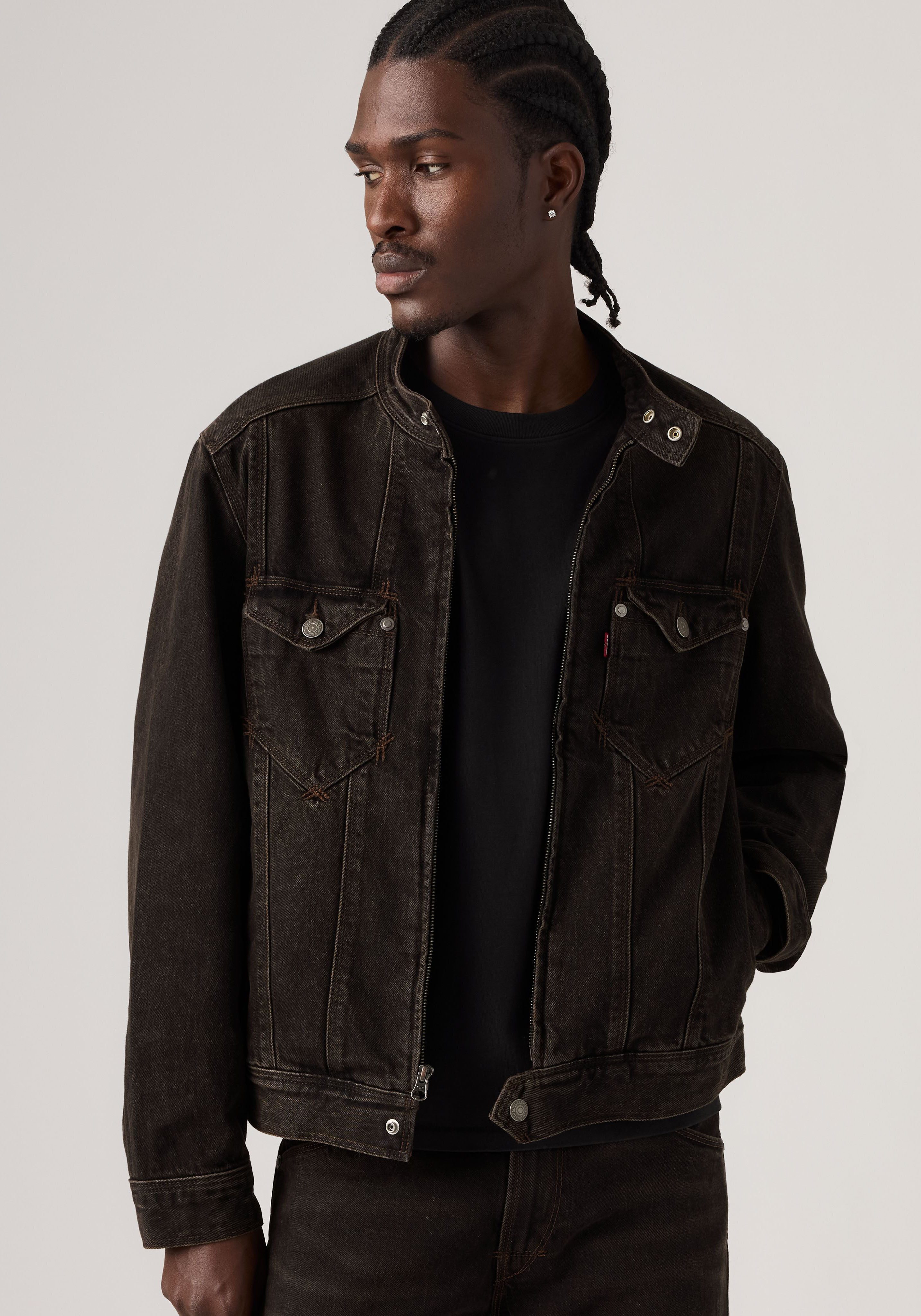 Levi's® Jeansjacke TWISTED MOTO JACKET mit Reißverschluss