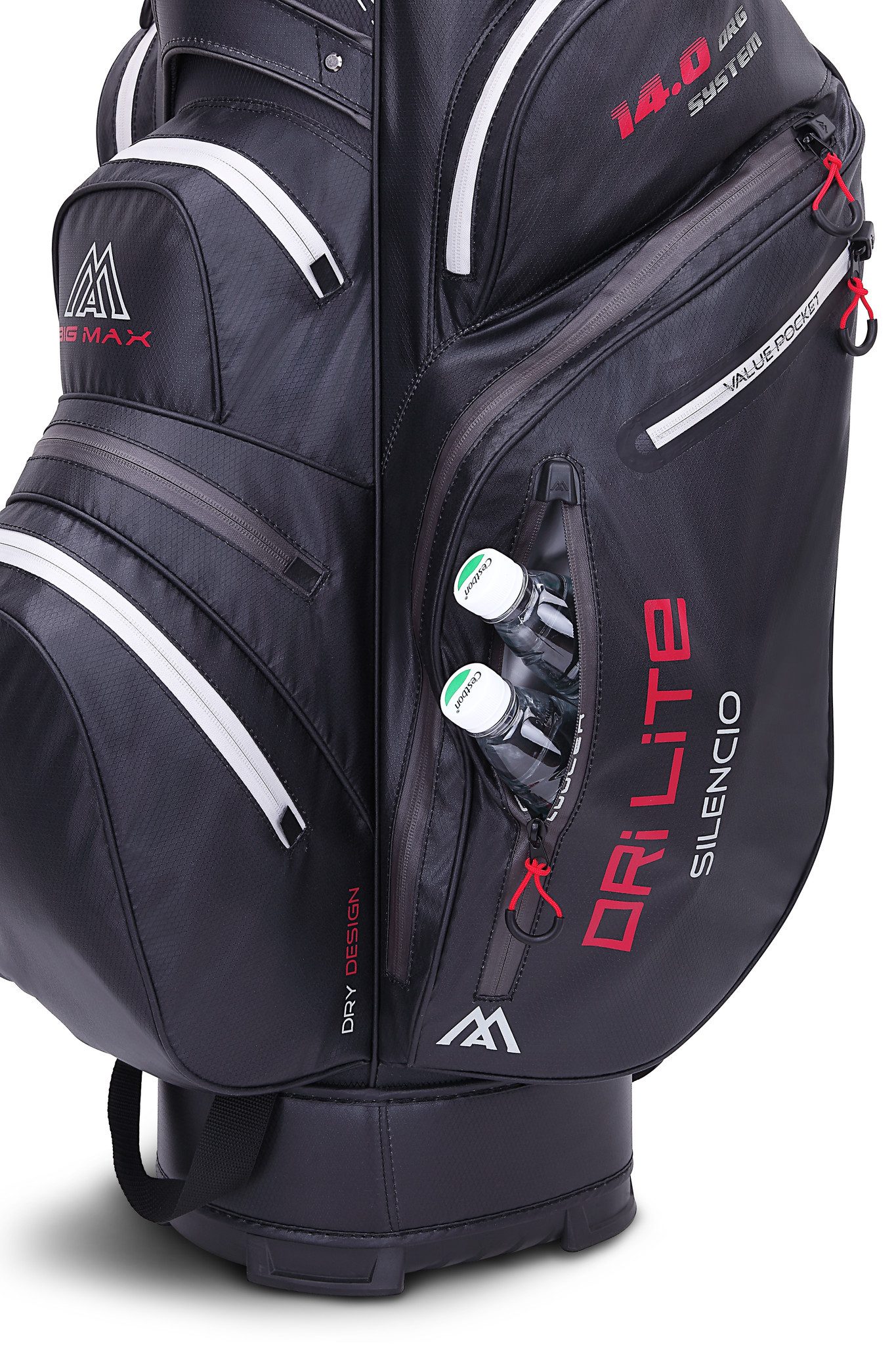 BIG MAX Sporttasche BIG MAX Dri Lite Silencio 2 Cartbag - Wasserabweisende Golftasche