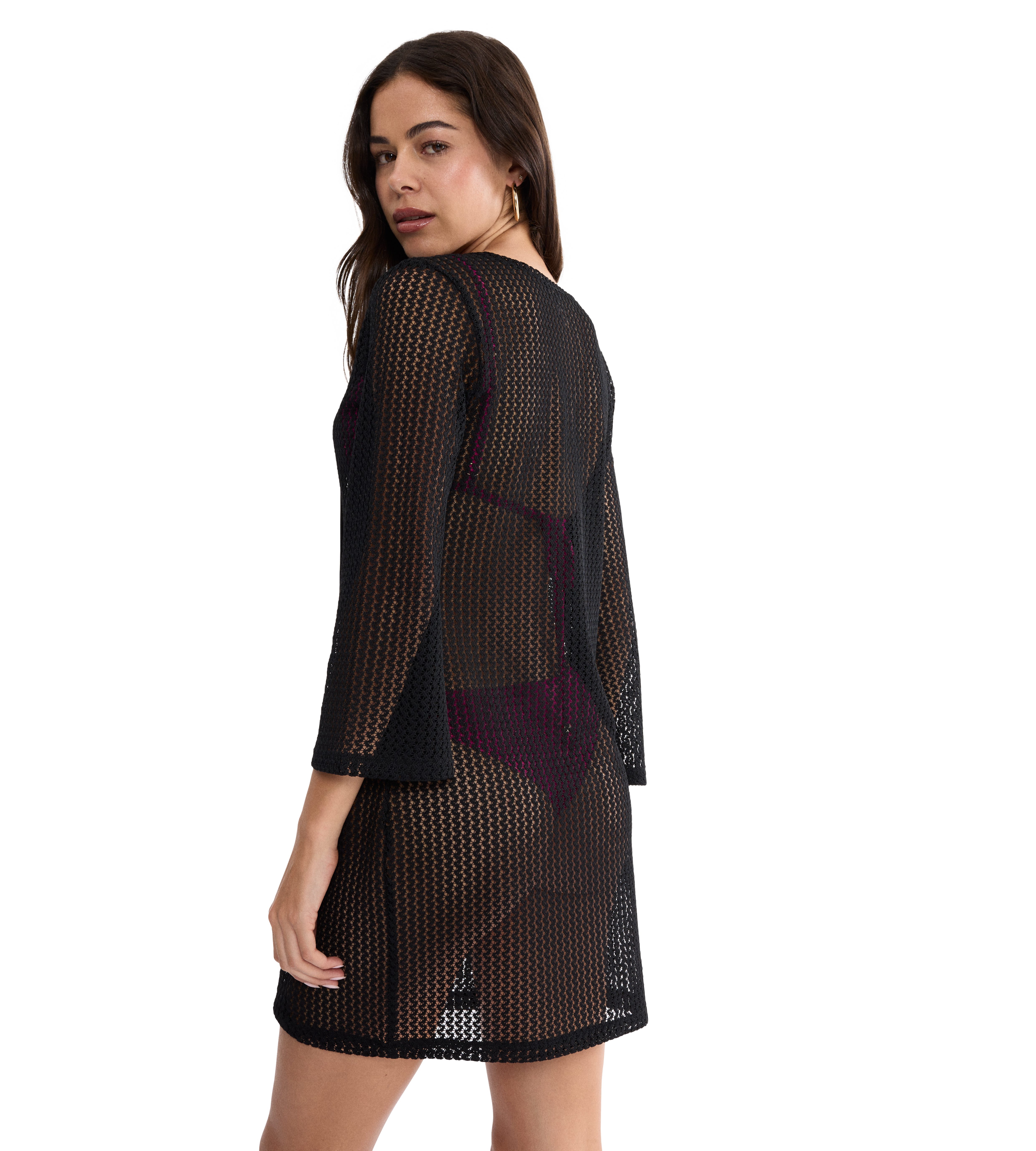 Triumph Strandkleid Beach MyWear Crochet Short Dress weiches Häkeldesign