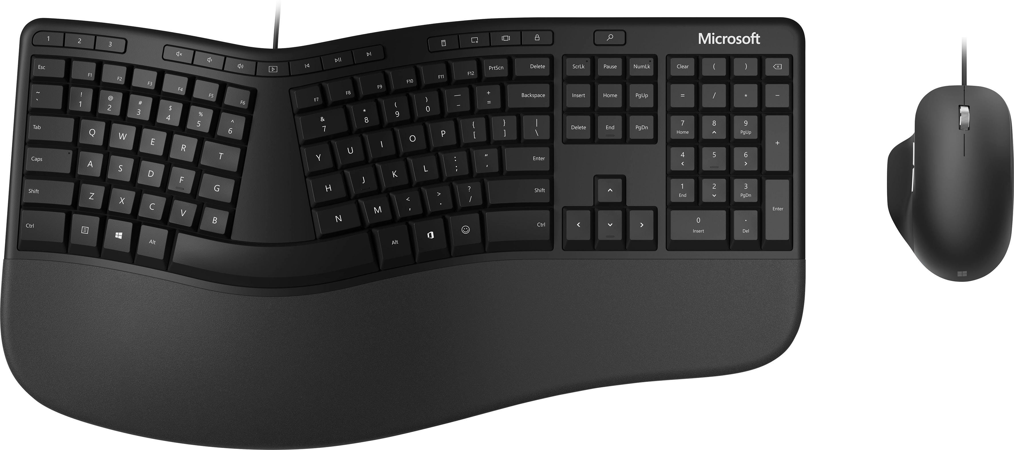 Microsoft Ergonomic Desktop Tastatur, Multimedia-Tasten, Handgelenkauflage  online kaufen | OTTO