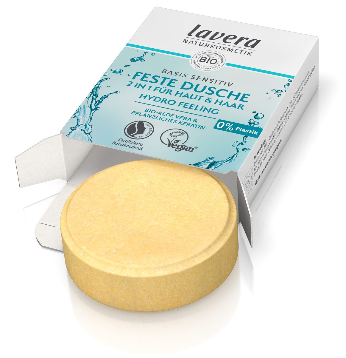 lavera Festes Haarshampoo lavera - Feste Dusche 2 in 1 basis sensitive Hydro Feeling