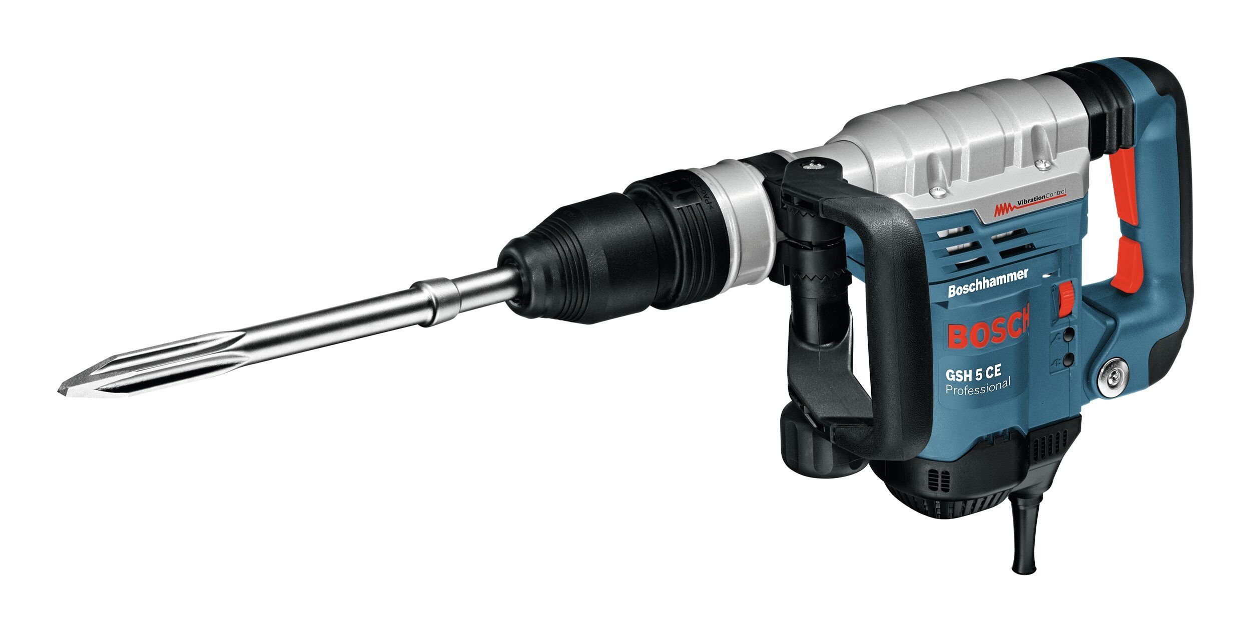 Bosch Professional Schlagbohrmaschine GSH 5 CE, 230 V, Schlaghammer mit SDS max - im Handwerkerkoffer