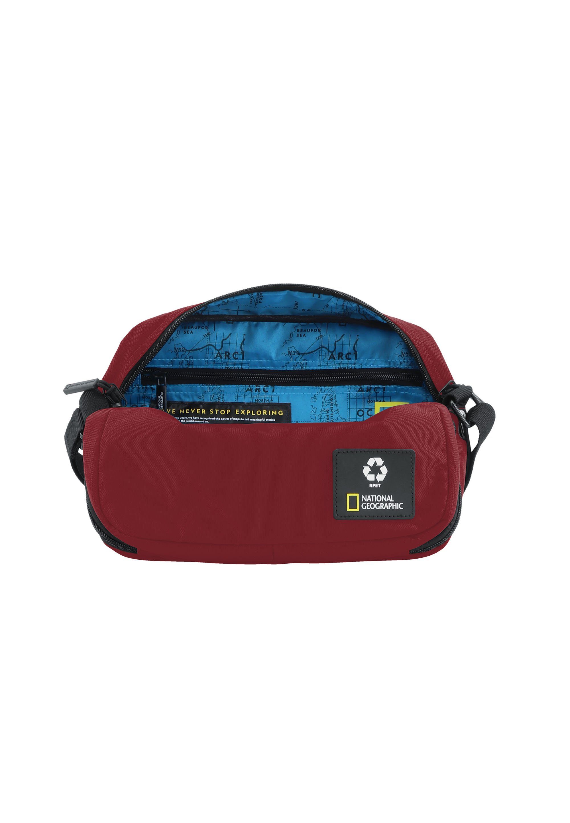 NATIONAL GEOGRAPHIC Schultertasche OCEAN, aus recycelten PET-Flaschen