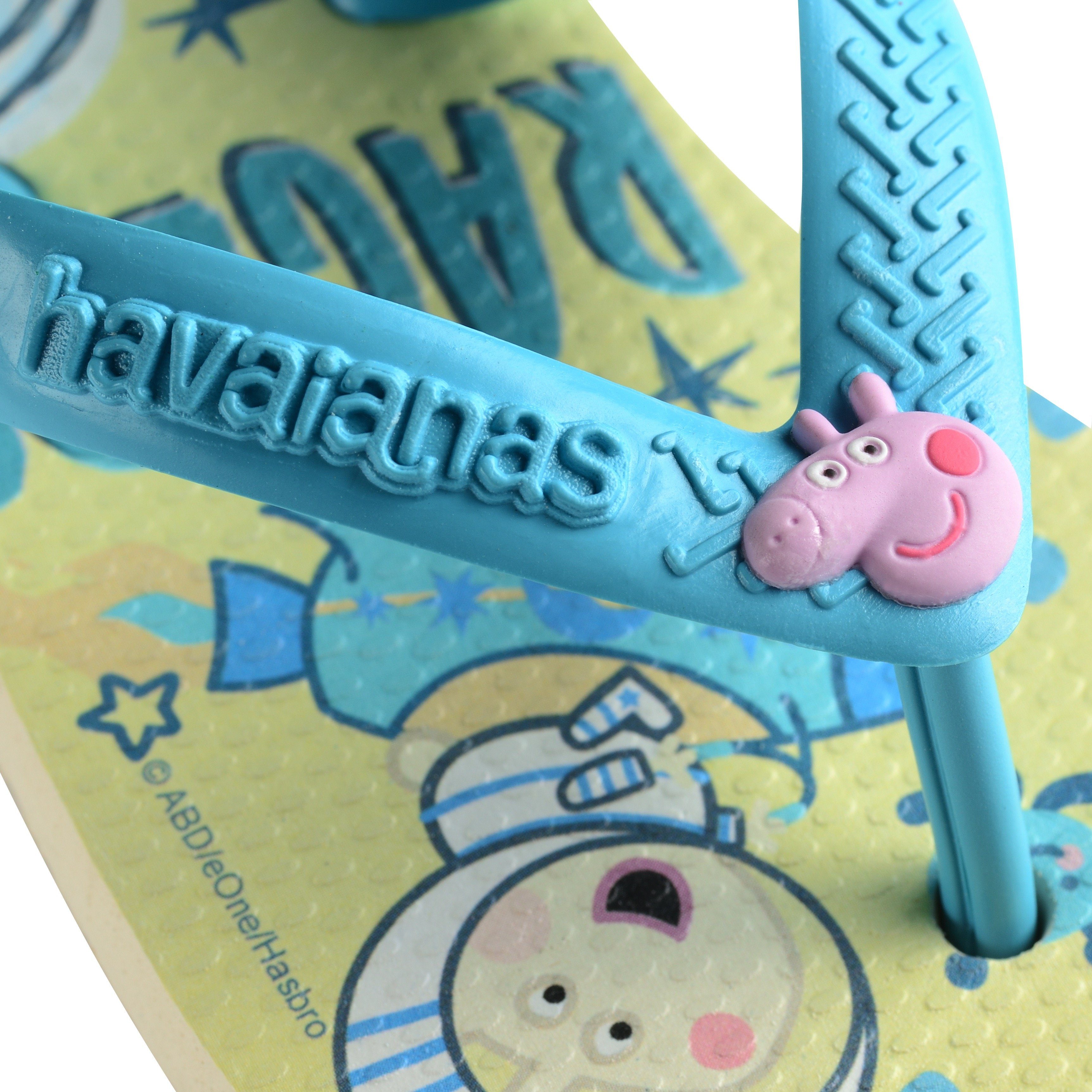 Havaianas BABY PEPPA türkis BIG Innensohle bedruckter mit Sandale