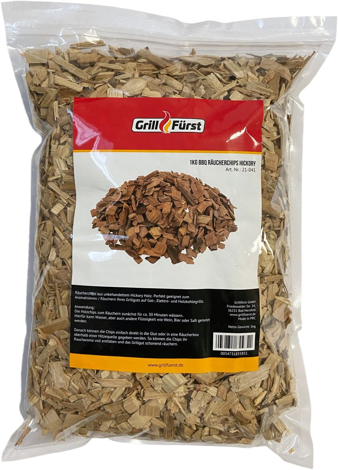 Grillfürst Räucherbox Grillfürst Räucherchips Hickory - 1 kg