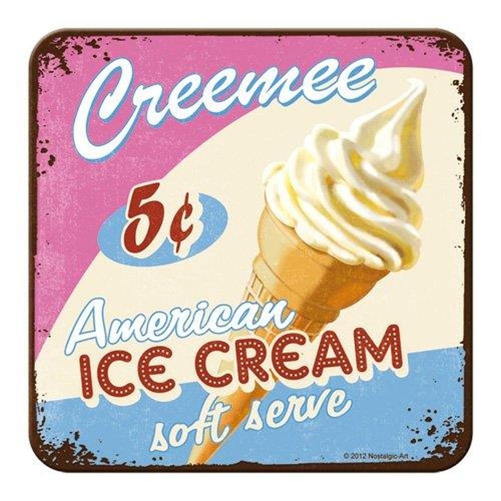 Nostalgic-Art Getränkeuntersetzer Untersetzer - USA - Ice Cream