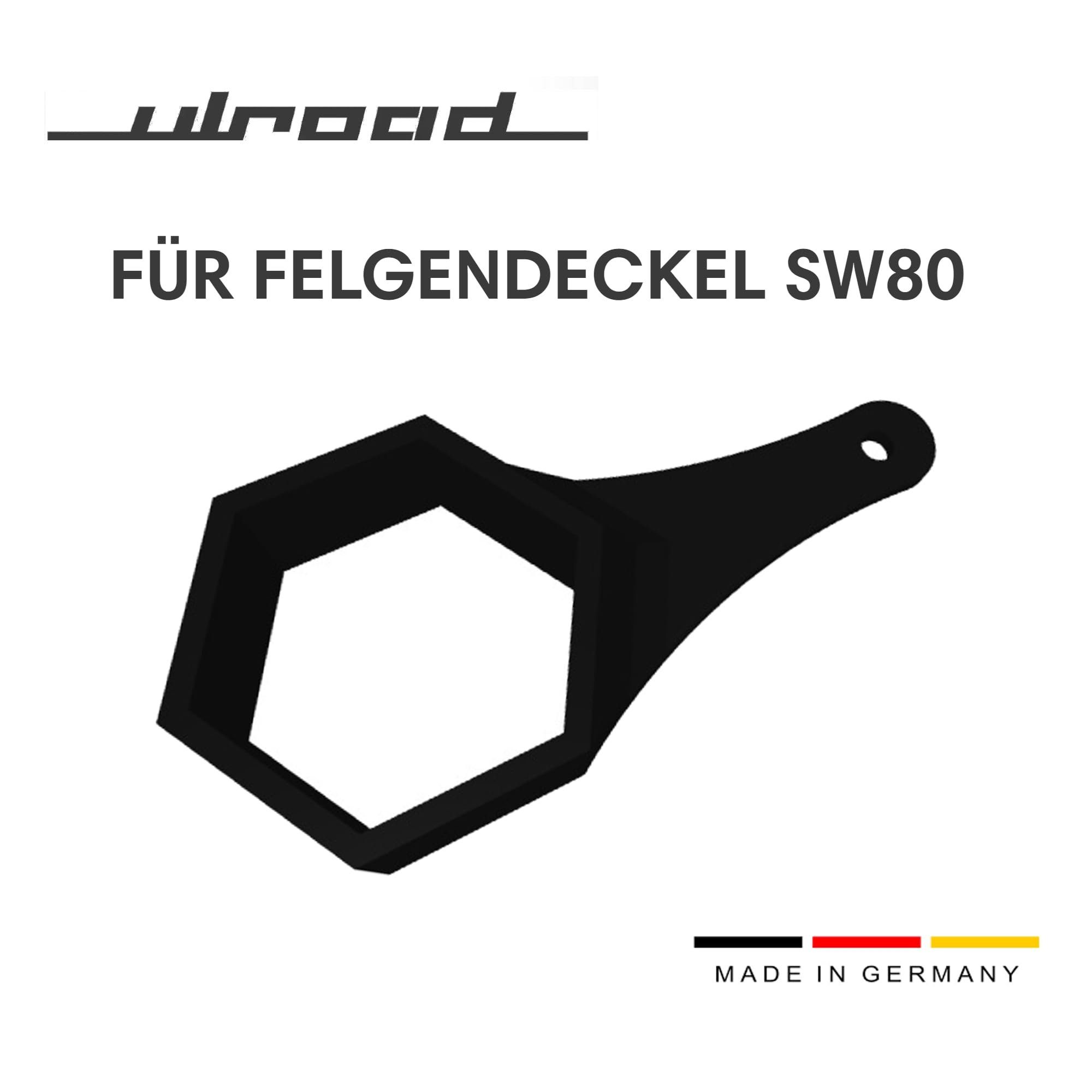 ULROAD Key Steckschlüssel Ersatzteil 80mm Felgenschlüssel Schlüssel RS Sechskant RS BBS für