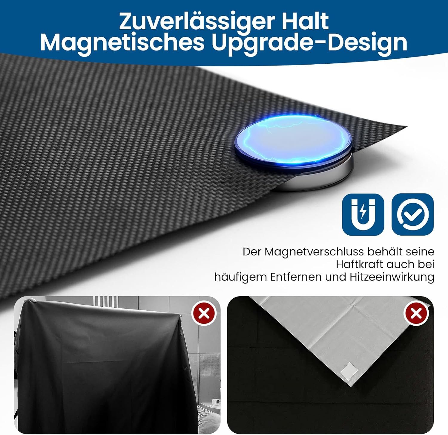 Youyijia Raffvorhang-Technik Magnetische Verdunkelungsvorhänge für Fenster