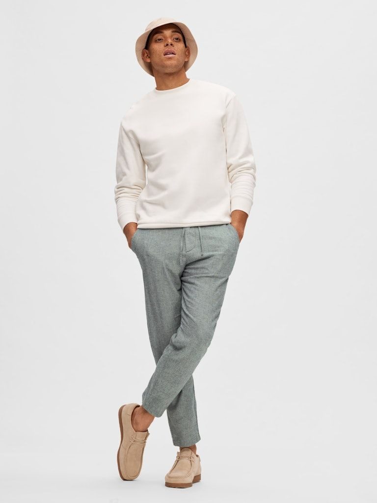 Selected Herren Chino Hose SLHCOMFORT-BRODY LINEN Comfort Fit günstig online kaufen