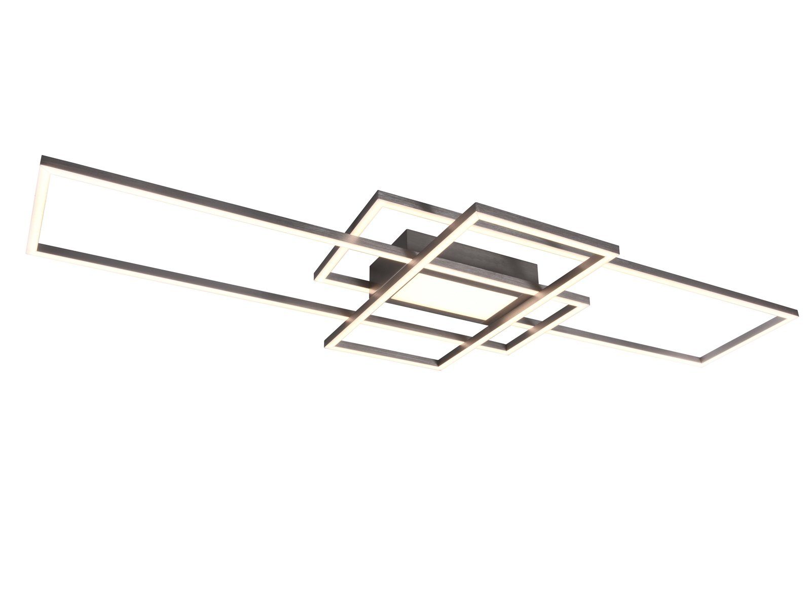 meineWunschleuchte LED Deckenleuchte, Dimmfunktion, LED fest integriert, Warmweiß, große flache Deckenbeleuchtung dimmbar über Schalter, Breite 105cm