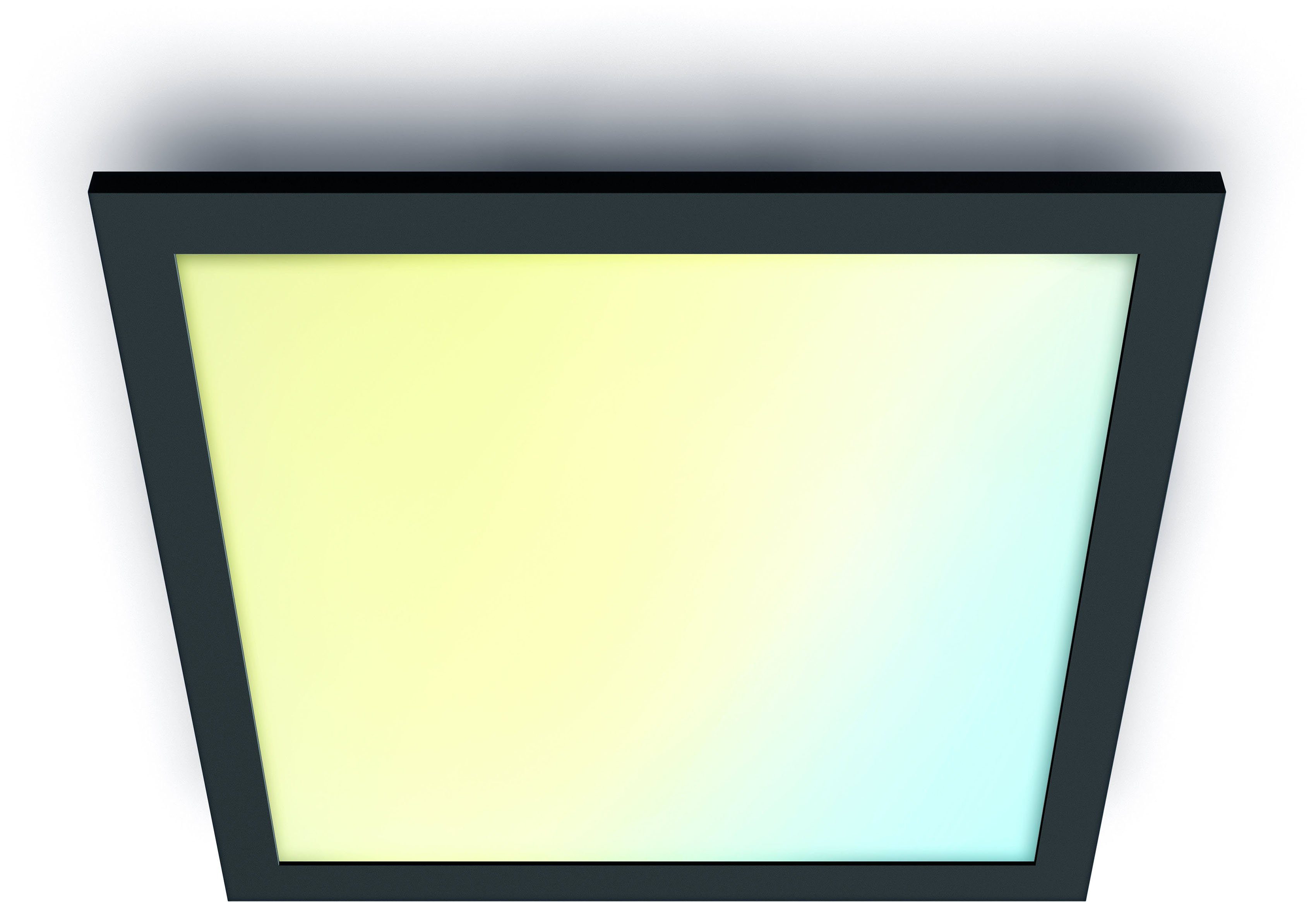 WiZ LED Deckenleuchte Tunable White, Dimmer, LED fest integriert, warmweiß - kaltweiß, Quadratisch