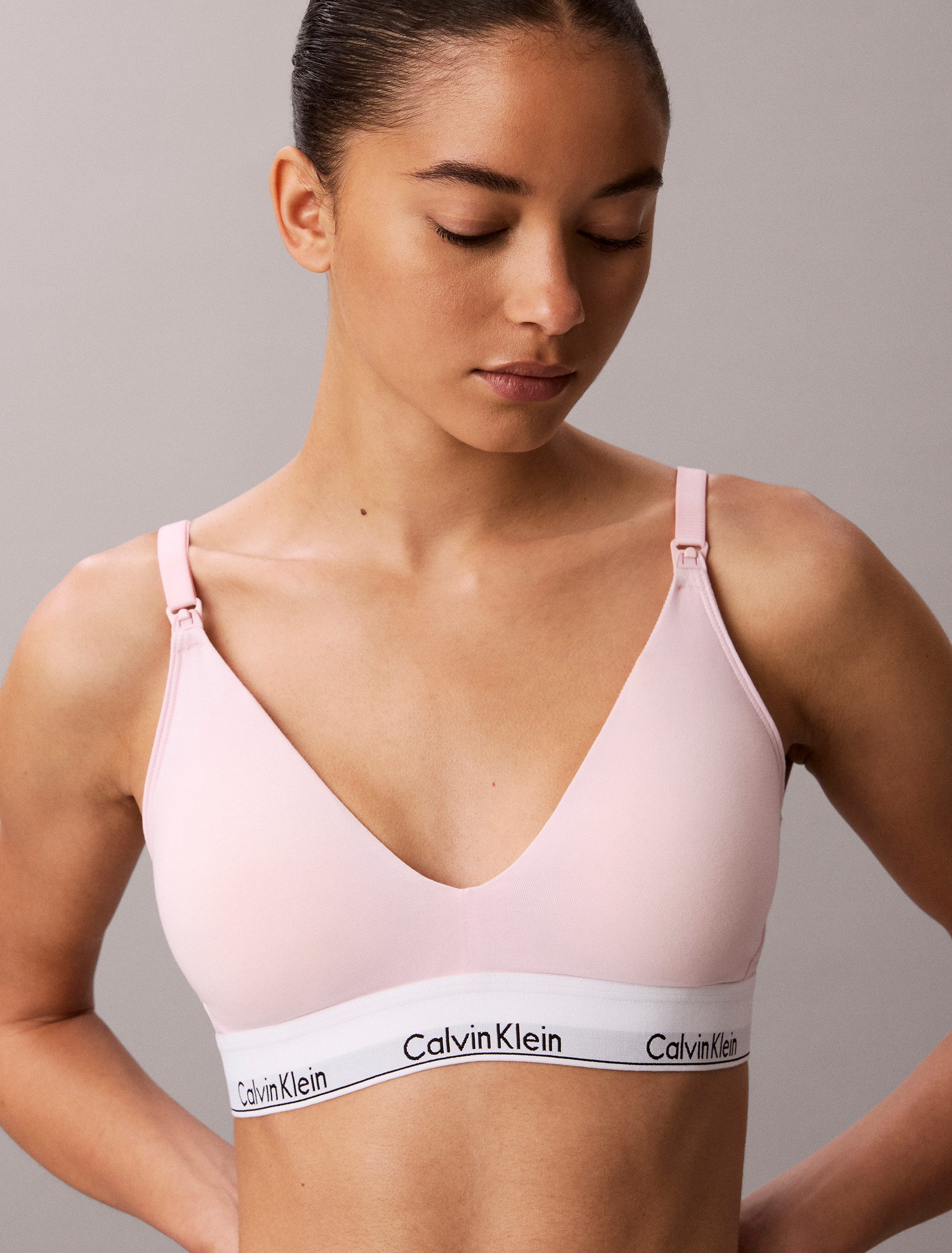 Calvin Klein Underwear Schalen-BH MATERNITY LIGHTLY LINED TRIANGLE Körpernahe Passform mit elastischem Bund