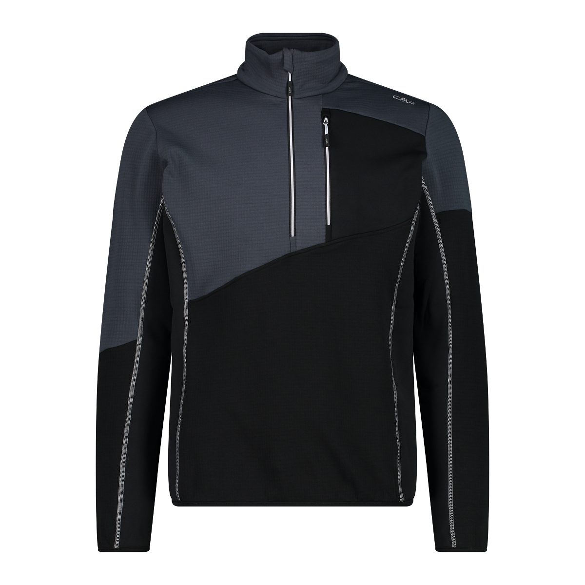 CMP Rollkragenshirt MAN SWEAT NERO