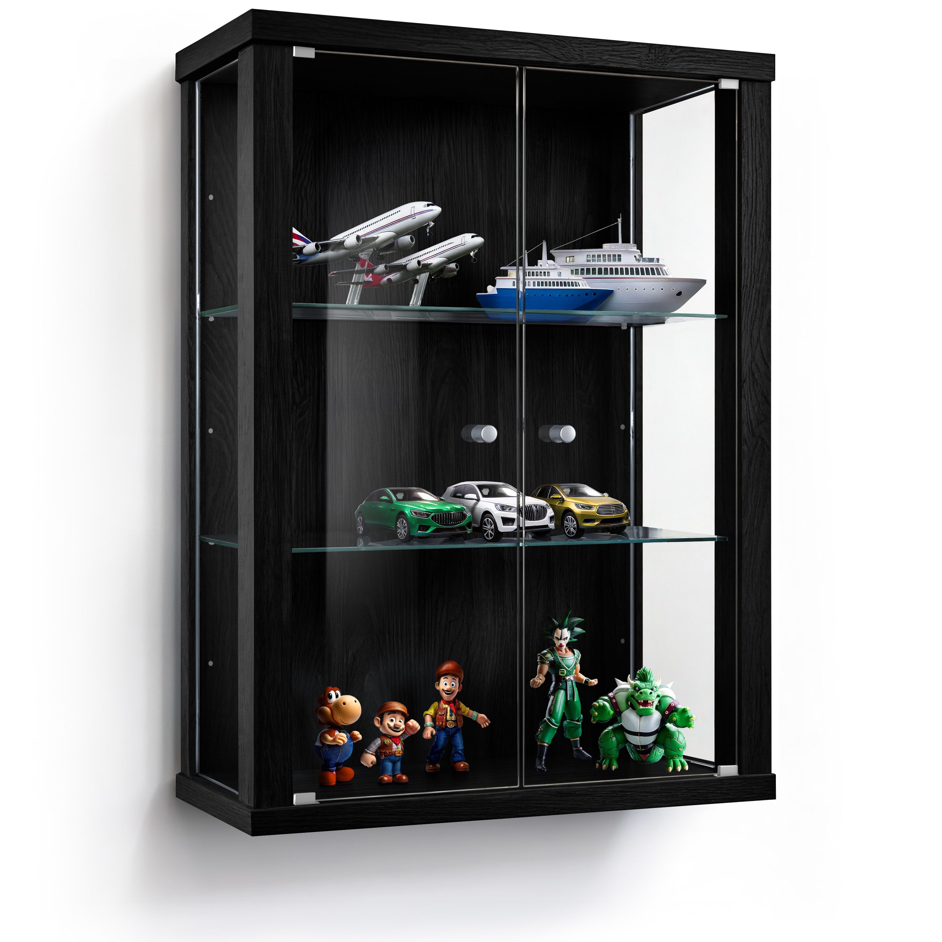 VR-Wohnideen Hängevitrine C1012 (Glasvitrine (80x60x25 cm) günstig online kaufen