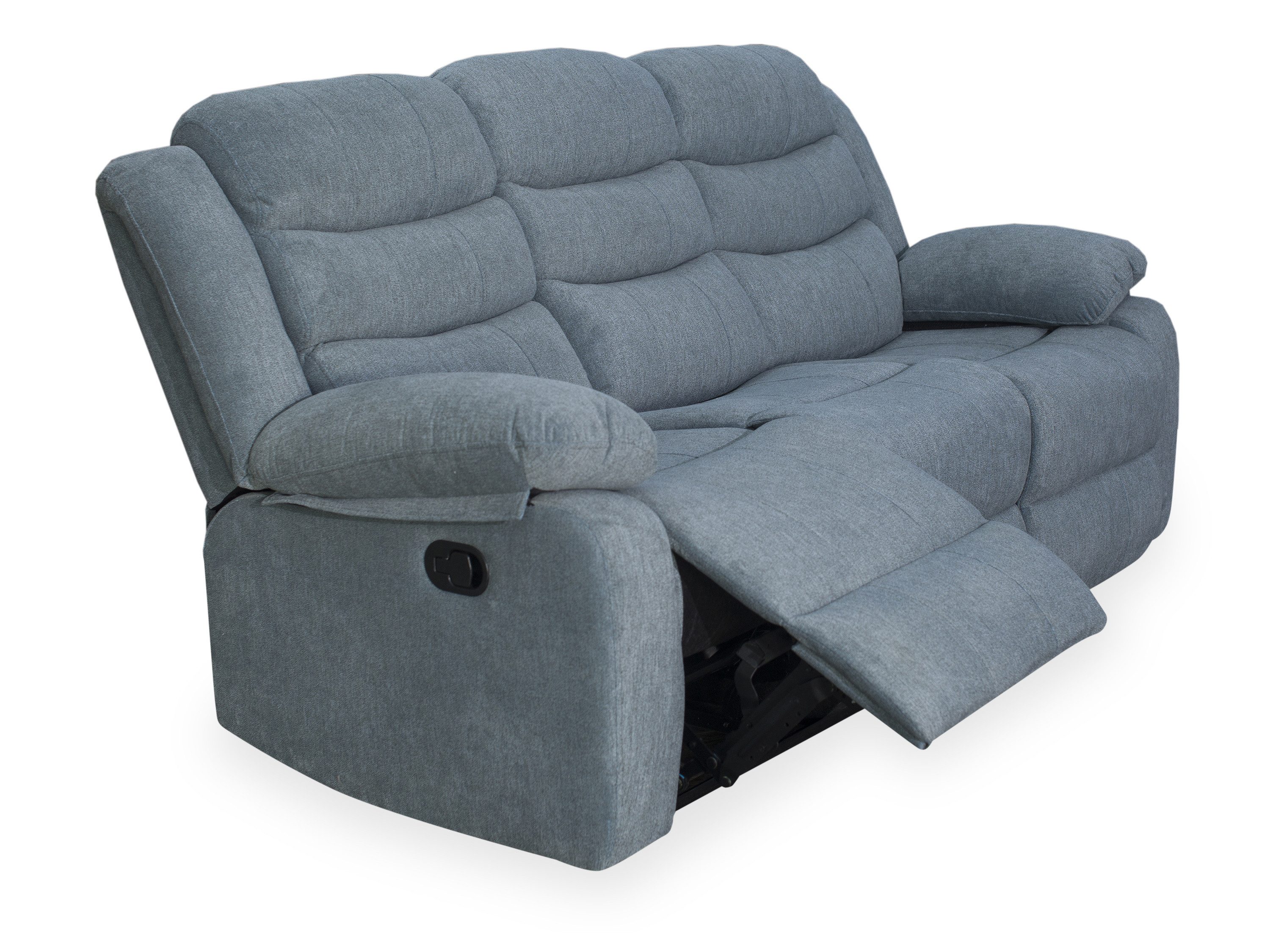 HARPER Sofa Sofa 3 Sitzer HARPER HUAMBO BHT 192x95x98 cm grau Couch Einzelsofa