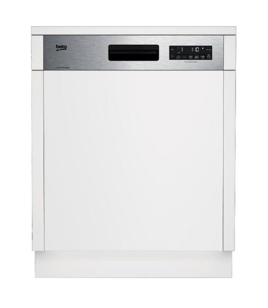 BEKO Unterbaugeschirrspüler Messerablage DSN26420XQ LC-Display E, EEK: Tastensperre Hocheinbaufähig