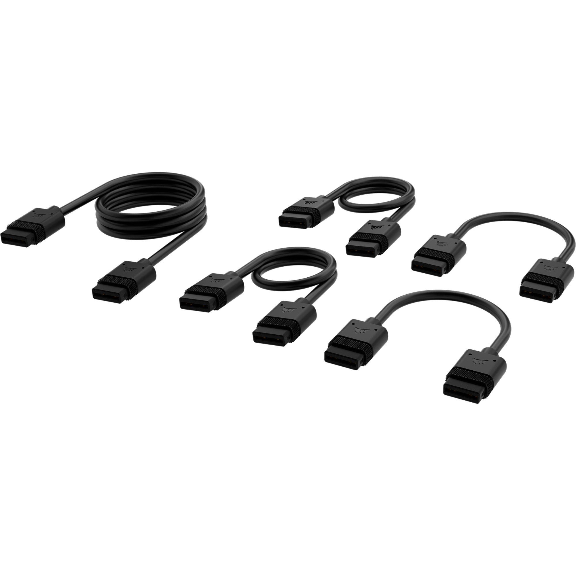 Corsair Corsair iCUE LINK Kabel-Kit, 600 / 200 / 100mm, Stromkabel