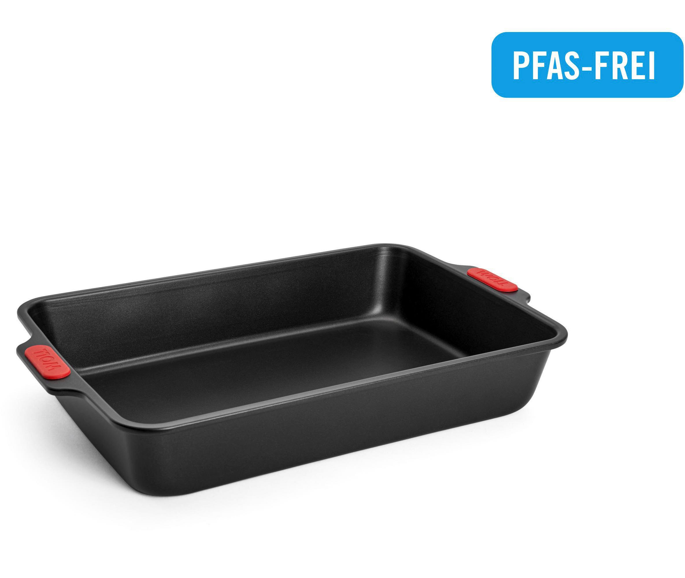 WOLL Backform Woll Let's bake! Kuchenform, rechteckig, (1-tlg), mit Antihaftversiegelung und integrierten Silikongriffen, PFAS-Frei