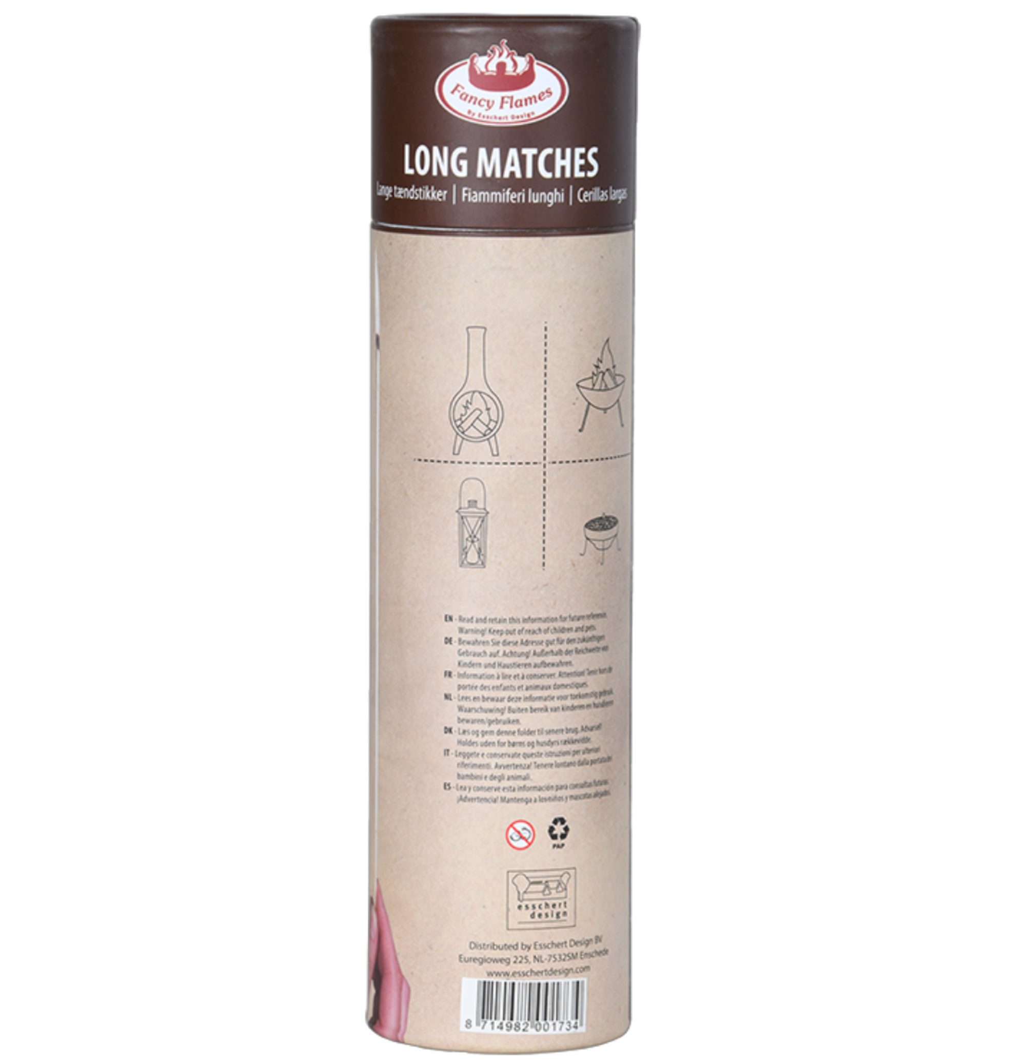 esschert design Feuerschale Extra lange Streichhölzer 23,5 cm – ca. 50 Stüc günstig online kaufen