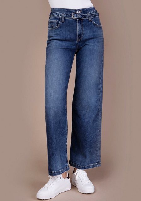 Hosen - BLUE FIRE Weite Jeans »JUDY BF« mit passendem Denim Gürtel ›  - Onlineshop OTTO