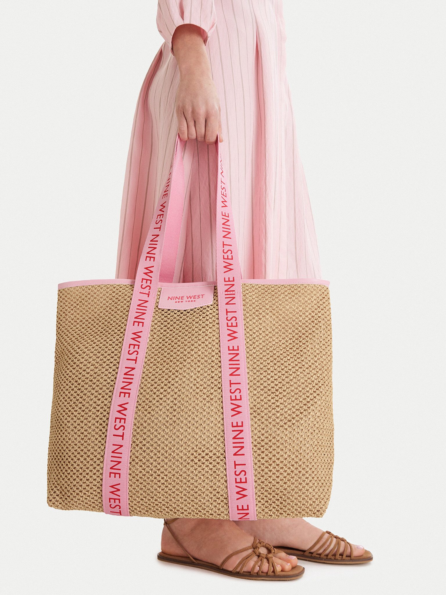 Nine West Handtasche Nine West Damenhandtasche Beige NINE WEST-CEO-AVENIA-LA374-4513-6 Pink