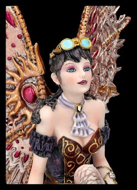 Figuren Shop GmbH Fantasy-Figur Elfen Figur - Steampunk Fairy - Fantasy Dekofigur Elfe Fee Dekoration