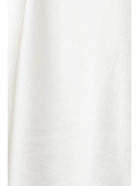 Esprit Langarmbluse Crêpe-Bluse mit V-Ausschnitt