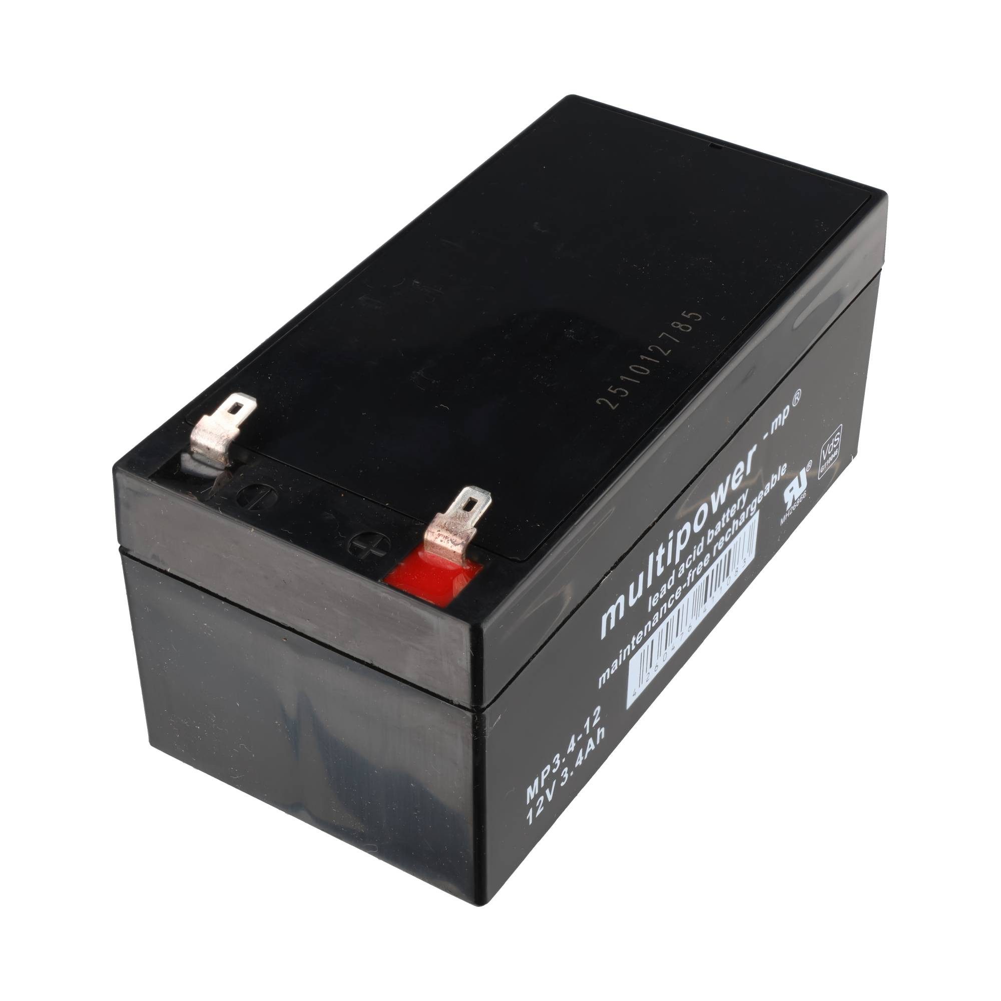 Multipower Multipower MP3.4-12 12 Volt 3400 mAh Akku CT3,2-12 CT3.2-12 Akku 3400 mAh (12,0 V)
