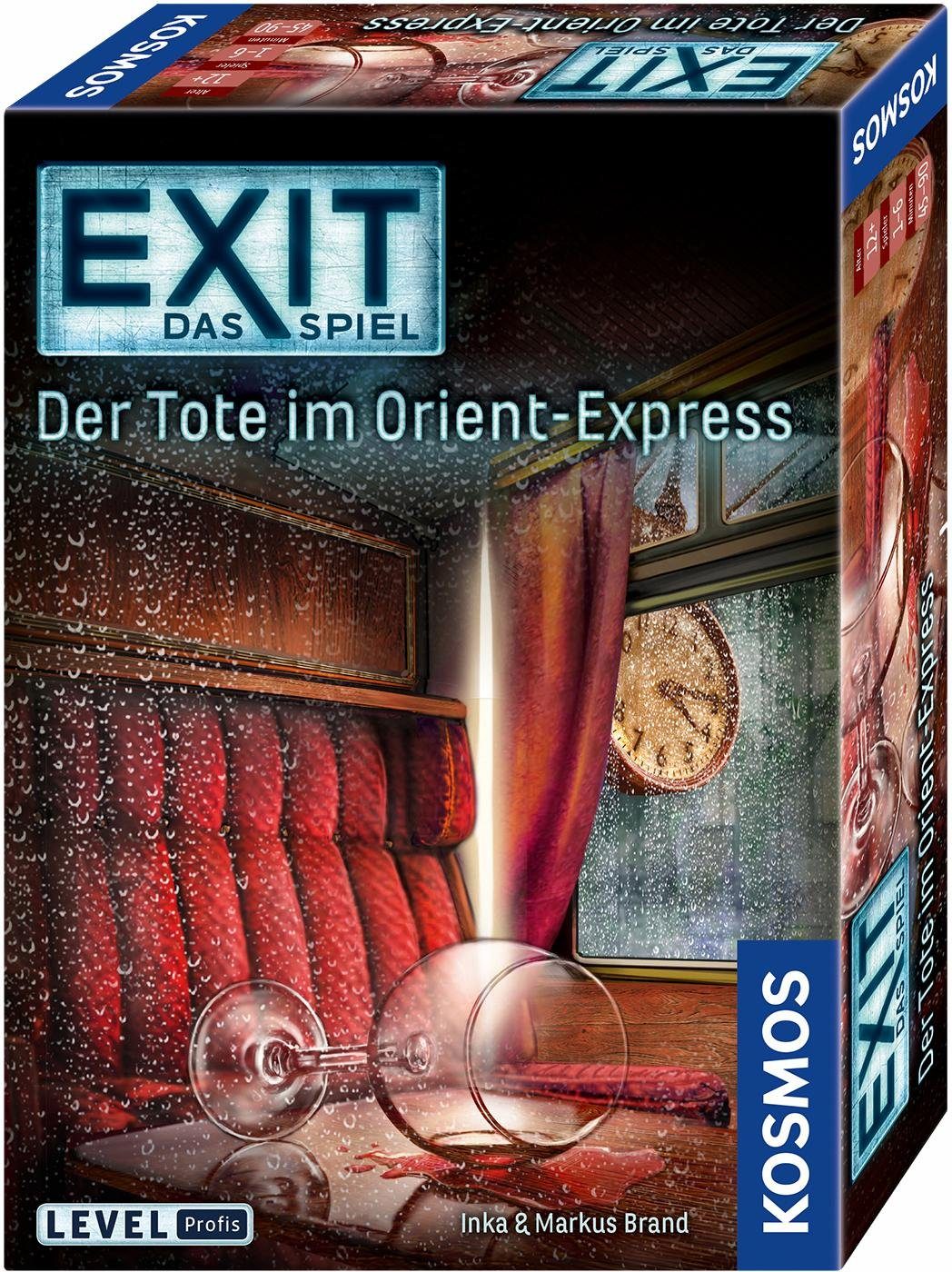 Kosmos Spiel EXIT, Der Tote im Orient-Express, Rätselspiel, Made in Germany