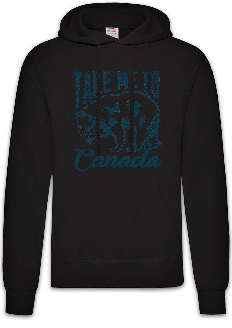 Hoodie Take Me To Canada Herren Hoodie Kanada Ahornblatt Fahne Flagge Maple