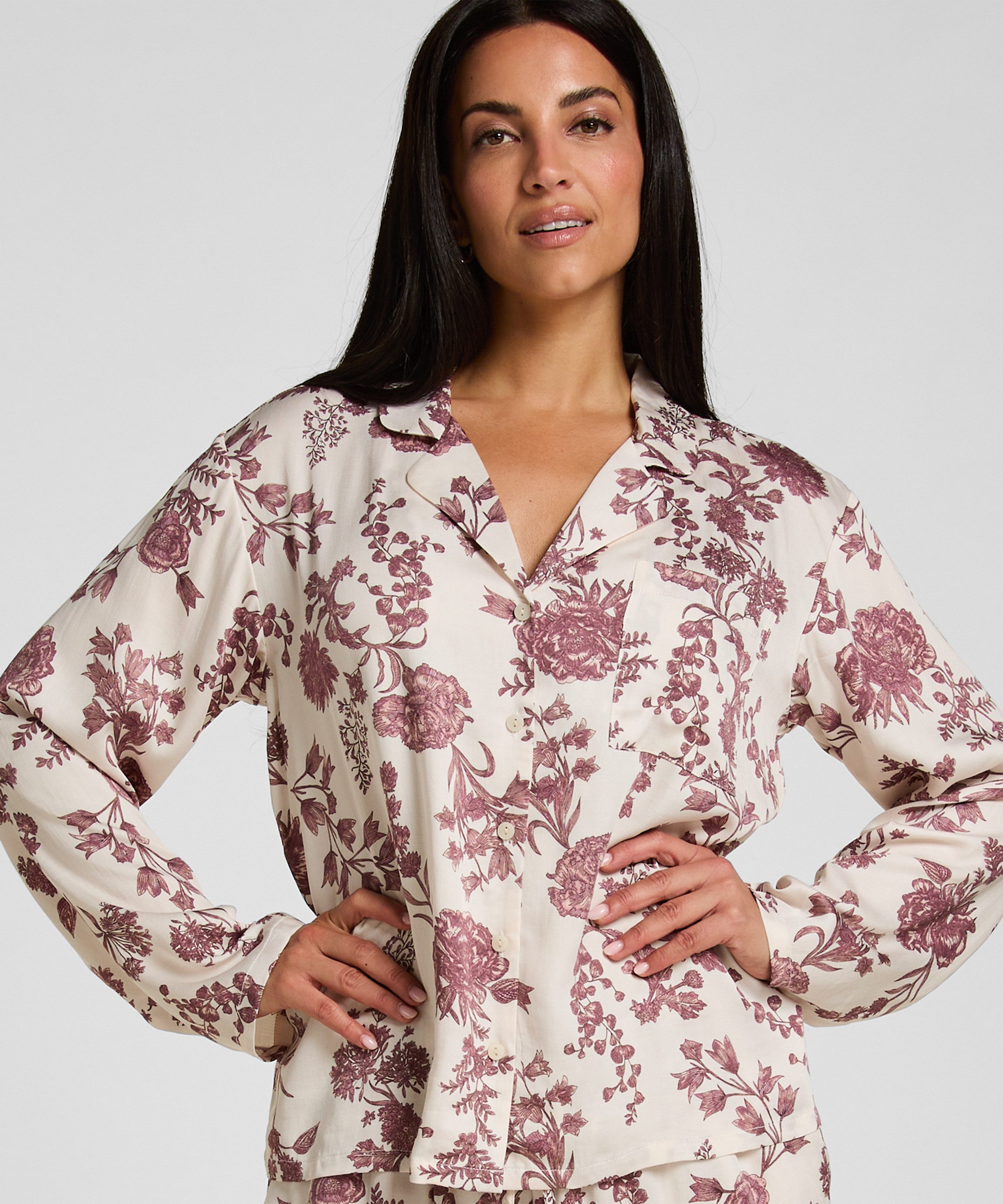 Hunkemöller Pyjama Jacket Woven Print