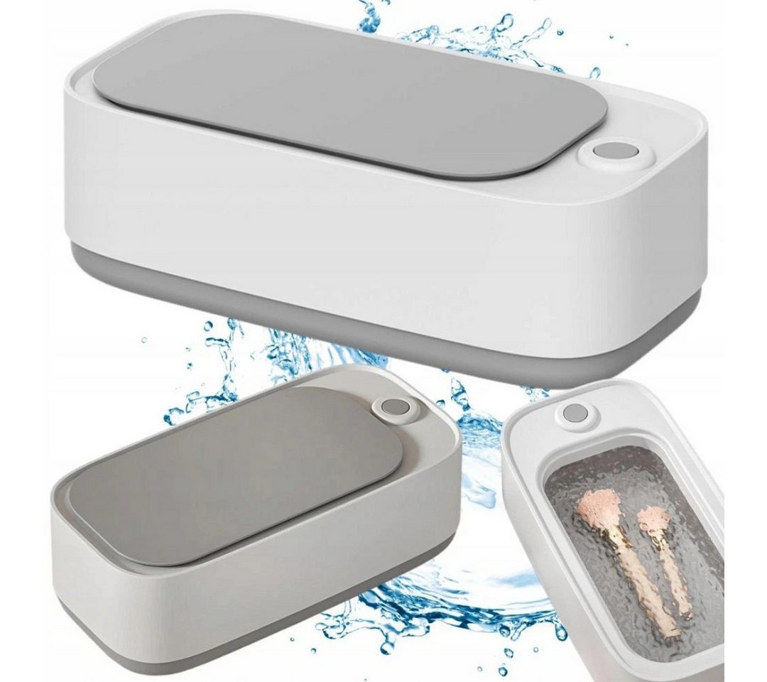 VERK GROUP Ultraschallreiniger Ultraschallreiniger 45 kHz Schmuck Brille Uhren Akku USB