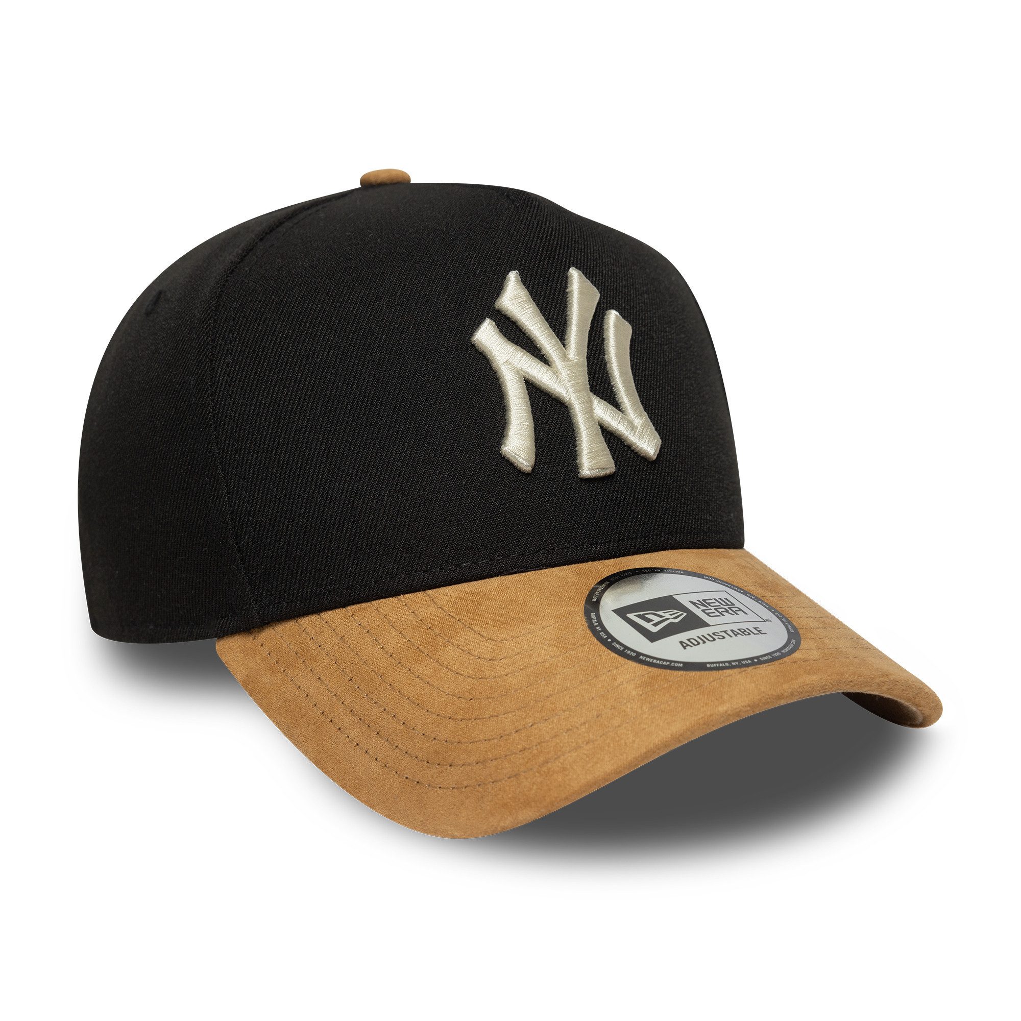 New Era Snapback Cap 9FORTY E-Frame New York Yankees MLB Suede Visor