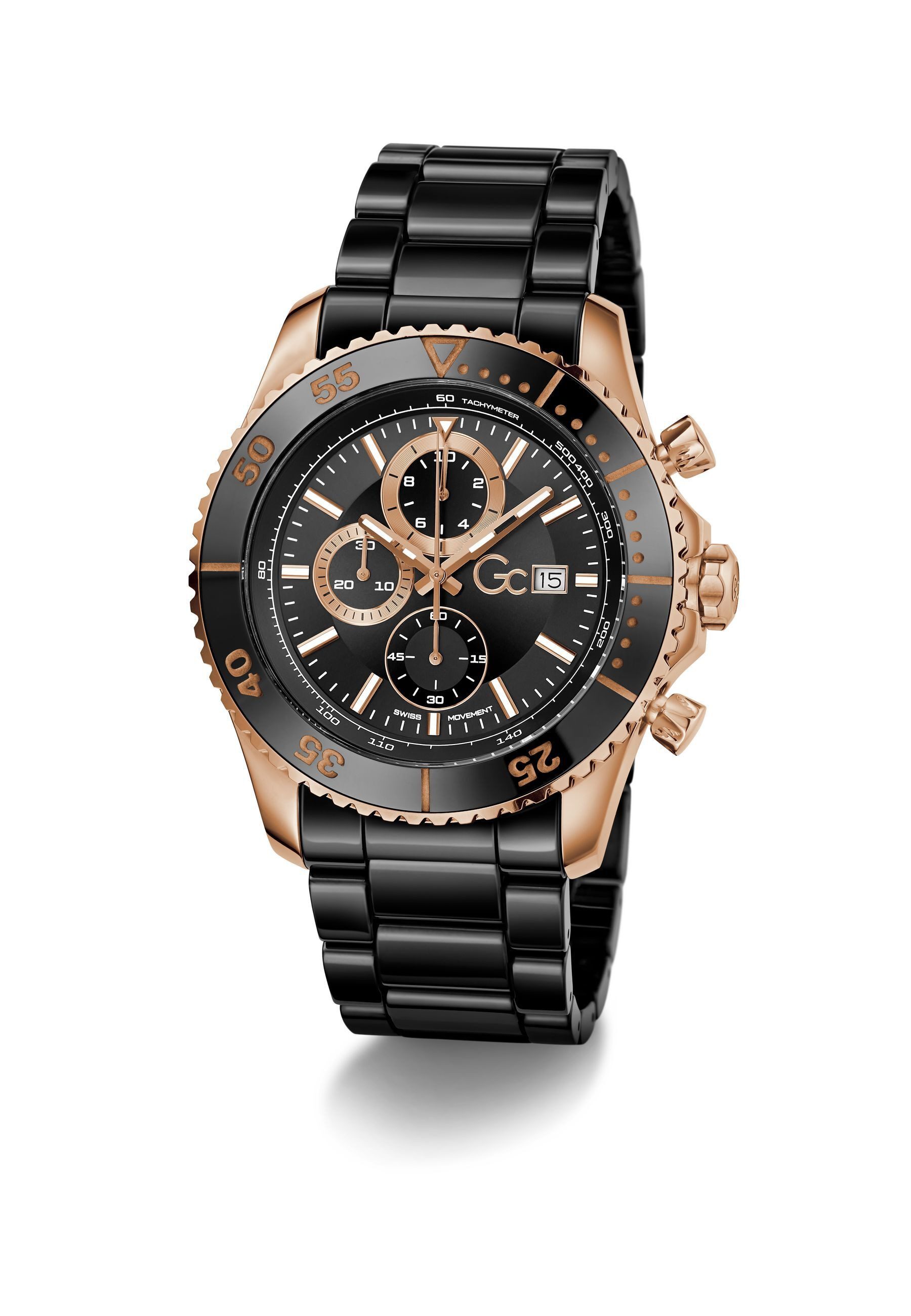 Guess Collection Quarzuhr Gc SpeedRacer, (1-tlg., Not a set – not applicable to this product), Chronographenuhr