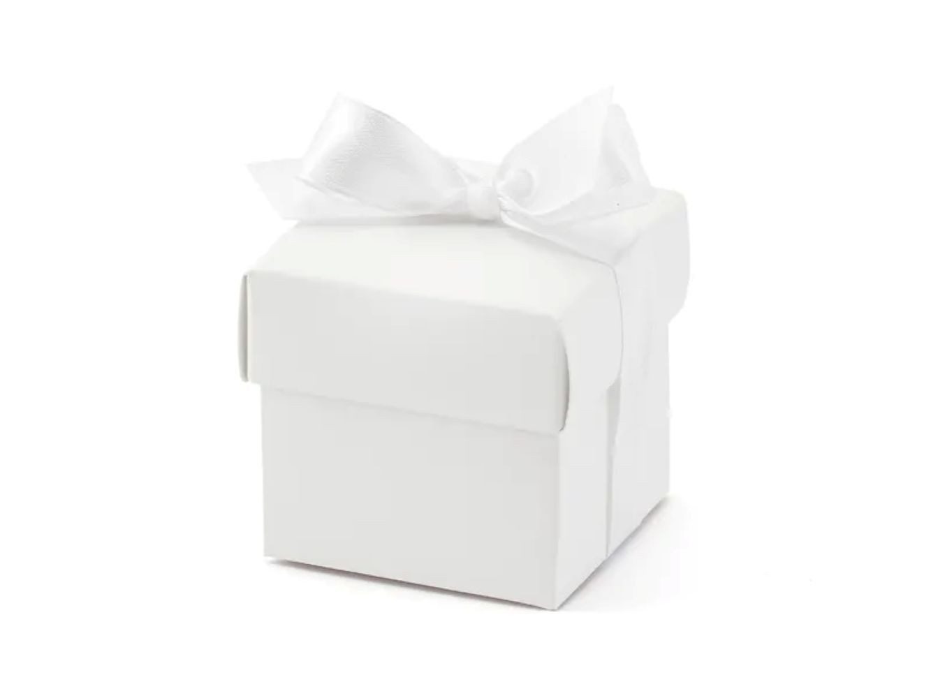 partydeco Hängedekoration Geschenkbox mit Schleife 5,2x5,2x5,2 cm, 10 Stück