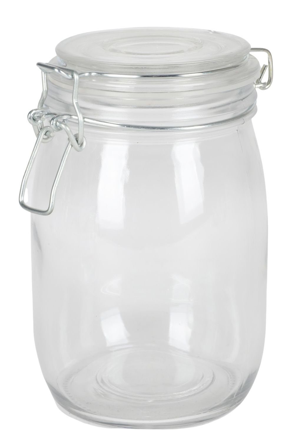 Vorratsglas Drahtbügelglas 0,95 Liter Eimachglas Einweckglas Vorratsglas Marmelade