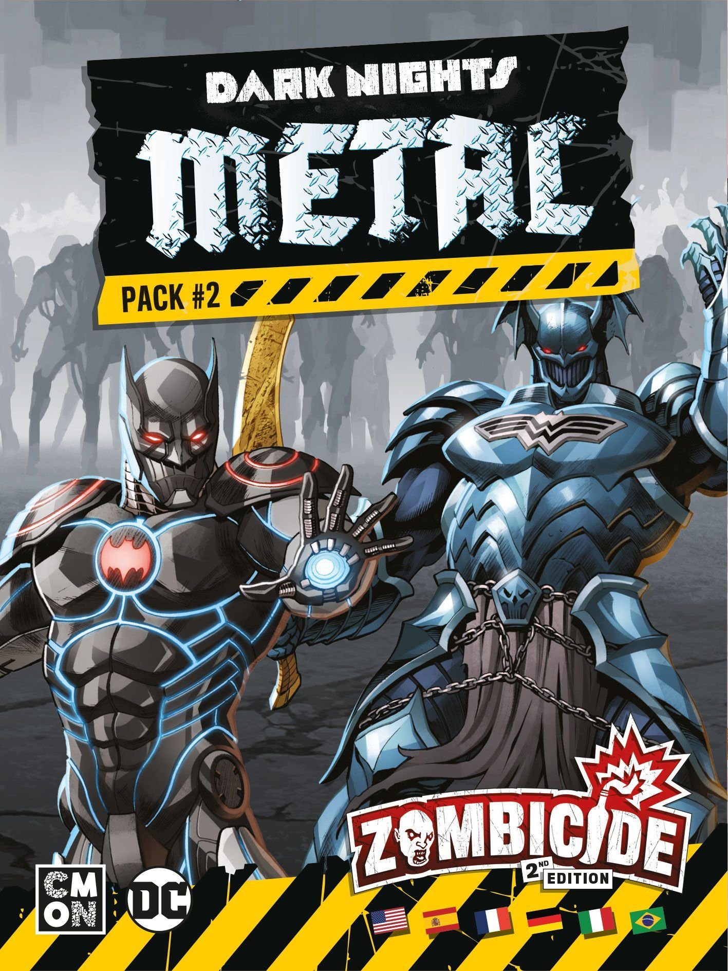 Spiel CMON - Zombicide 2. Edition - Dark Nights Metal Pack 2