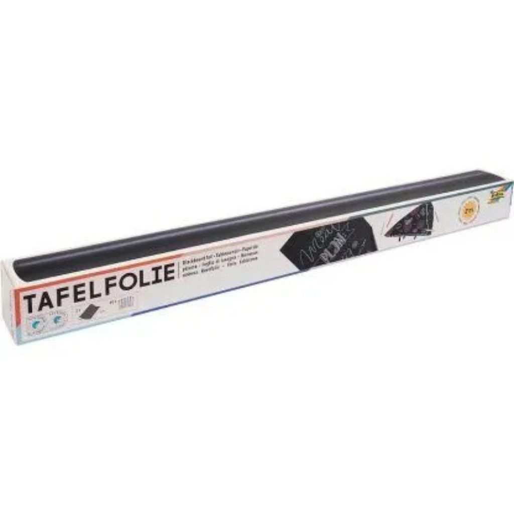 Folia Tafelfolie folia Tafelfolie selbstklebend blanko 45cm x 2m, 1 Rolle, blanko (Packung, 1 St), Vielseitig einsetzbar – für Schule, Büro oder Zuhause