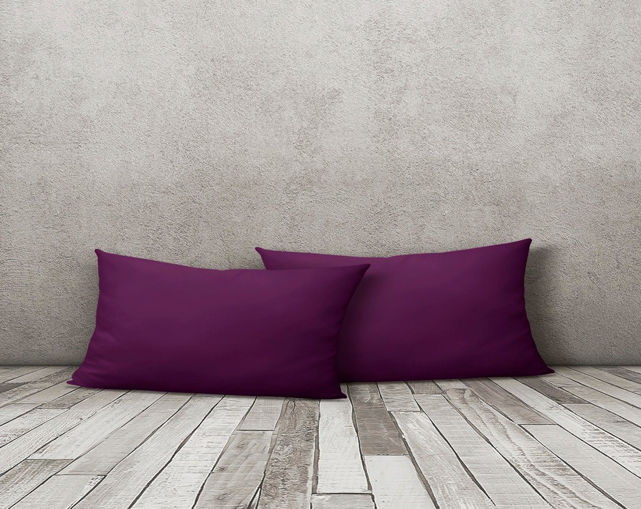 One Home Kissenbezüge Uni Mikrofaser, (2 günstig online kaufen