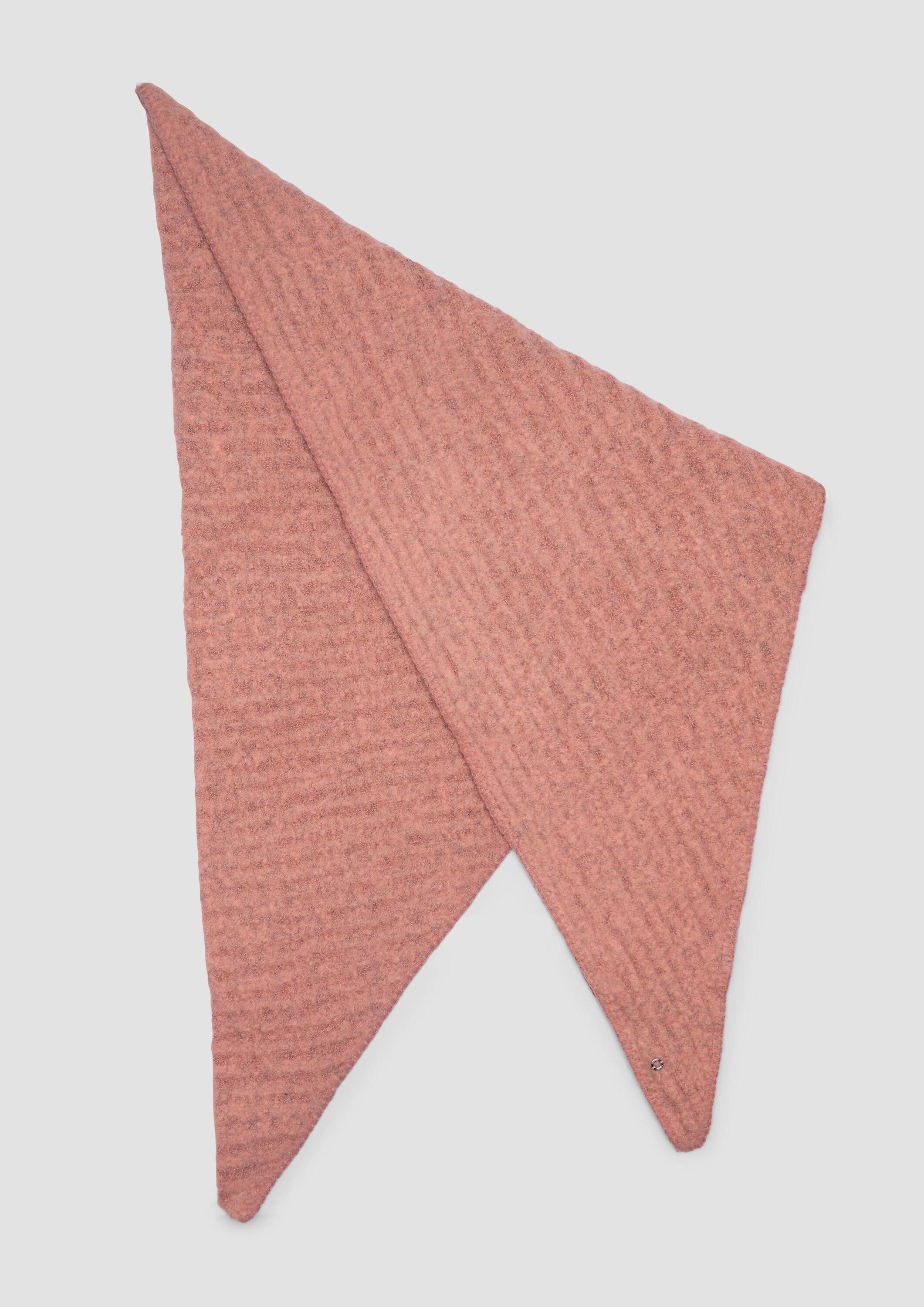 s.Oliver Schal Tuch, Triangel-Schal mit Strickmuster