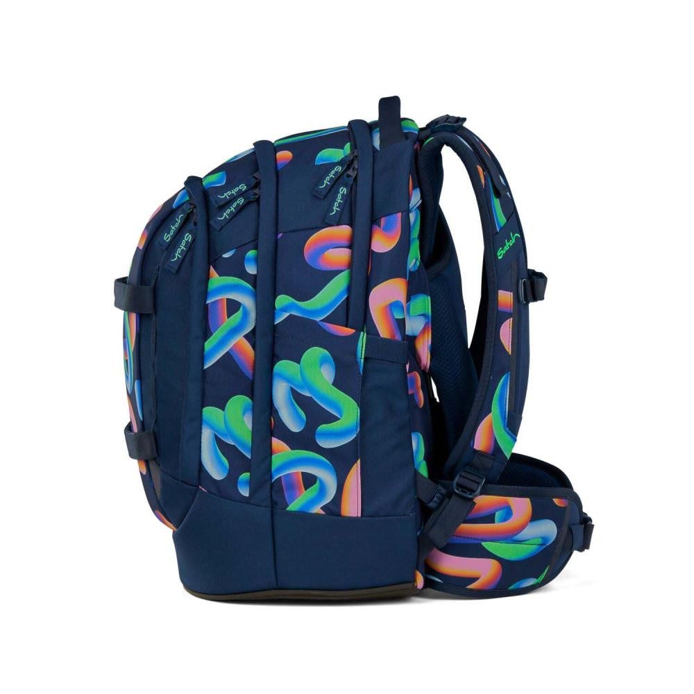 Satch Schulrucksack Pack (3tlg, inkl. Schlamperbox und Sporttasche)