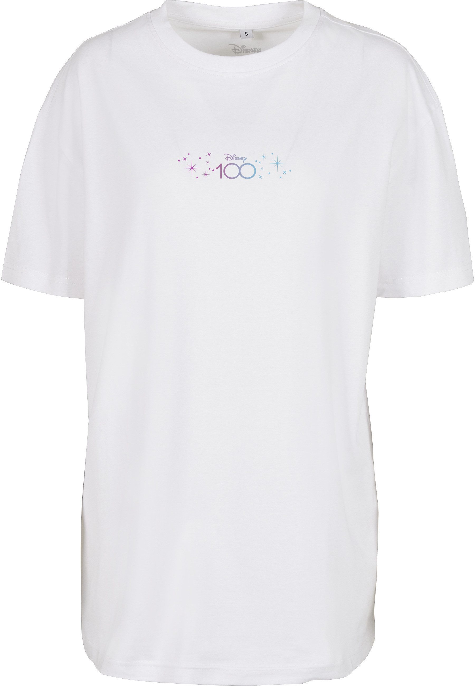 Merchcode T-Shirt Merchcode Damen Ladies Disney 100 Castle Tee (1-tlg) günstig online kaufen