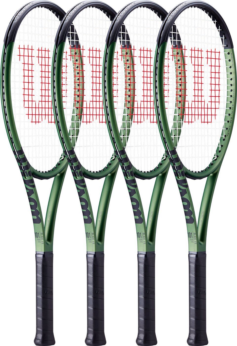 Wilson Tennisschläger BLADE CHARCOAL/GREEN V8.0 RKT 101L