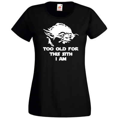 Youth Designz T-Shirt »Too Old Sith Damen T-Shirt« mit trendigem Spruch
