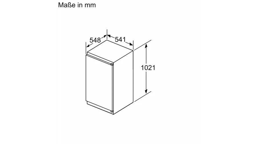 NEFF Einbaukühlschrank N 30 breit cm 54,1 hoch, cm KI1311SE0, 102,1